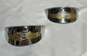 Harley Davidson “Gold Eagle Bar & Shield” Spotlight Visors - Bild 1 von 7