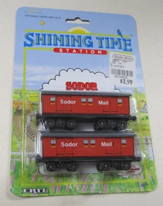 SODAR MAIL COACHES THOMAS FRIENDS TRAIN ERTL SHINING TIME ! DIECAST NEW IN PACK - Picture 1 of 1