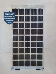 GridParity 275 Wp, B45/6 Photovoltaik-Modul, bifacial, Doppelglas, 2000x1002x5mm - Bild 1 von 9