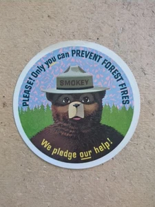 VTG Smokey The Bear Certificate Observes Smokey’s Rules For Fire Prevention - Picture 1 of 2