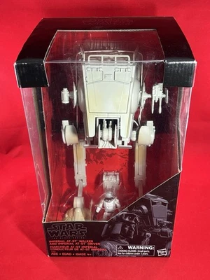 "Star Wars The Black Series Imperial AT-ST Walker e Imperial AT-ST Driver 3,75""" Foto 1 de 2
