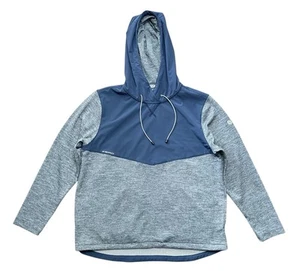 Zero Restriction Men’s L Tyson Hoodie Turtle Creek Golf Club Blue/grey Heather - Picture 1 of 6
