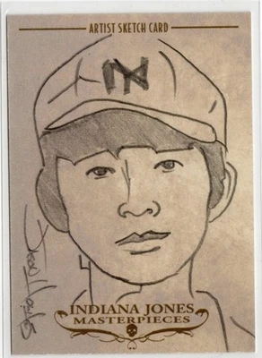 Indiana Jones Heritage Topps 2008 Sketch Card 1/1 Artist Jason Hughes - Image 1 of 4