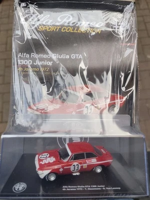 ALFA ROMEO GIULIA GTA 1300 JUNIOR - 1972 ALFA ROMEO SPORT COLLECTION 1:43 N#21 - Image 1 of 4