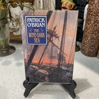Signed The Wine-Dark Sea Patrick O'Brian 1993 Hardcover 1st Edition 2rd Printing - Image 1 of 4
