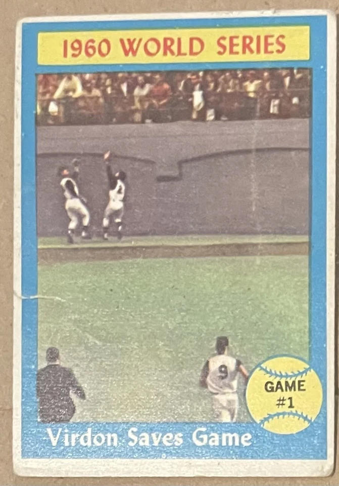 Tarjetas de béisbol Topps 1961, tarjetas de relleno, elige tu tarjeta. Foto 1 de 1
