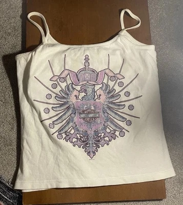 05 Винтажный мотоциклиста Bob's Motown Harley Davidson женщин бак размер XL - Изображение 1 из 4