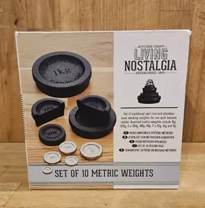 Kitchen Craft Set Of 10 Metric Weights Scale Set Weight - Boxed - Free UK P&P - Picture 1 of 12