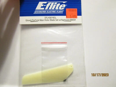 E-FLITE EFLH3016GL BRILHO NO ESCURO LÂMINAS DE ROTOR PRINCIPAL COM HARDWARE BMSR - Imagem 1 de 3