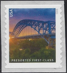 US 2023 Iowa-Illinois Memorial Bridge 1st Class Presort Coil, single Scott 5811 - Picture 1 of 1