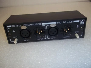 PREAMPLIFICADOR DE MICRÓFONO ESTÉREO RDL RU-MP2 - Imagen 1 de 3