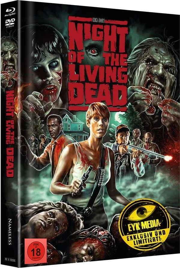 Mediabook wattiert NIGHT OF THE LIVING DEAD 1990 Cover H BLU-RAY DVD Tom Savini - Bild 1 von 1