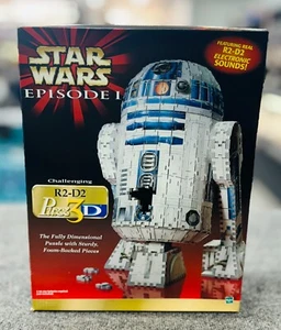 Star Wars Episode 1 R2-D2 3D Puzzle Beeps Whistles 708 Pieces Fully Dimensional  - Picture 1 of 3