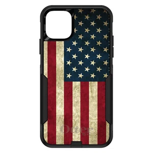 OtterBox Commuter for Apple iPhone (Pick Model) Red White Blue USA Flag Old - Picture 1 of 27