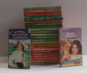 Vtg Lot of 25 Vintage Harlequin Romance Books 1970's wide range - Picture 1 of 8