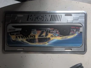NASCAR Nextel Cup #17 DeWalt License Plate  - Picture 1 of 4