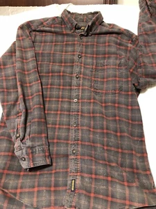 WOOLRICH JOHN RICH AND BROS, HEAVY FLANNEL LONG SLEEVE PLAID SIZE M - Bild 1 von 6