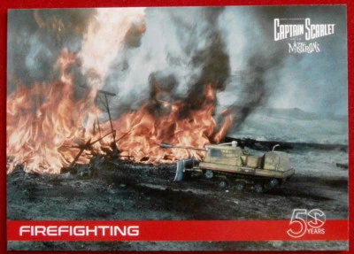 CAPTAIN SCARLET 50 YEARS - Card #21 - FIREFIGHTING - Unstoppable Cards 2017 - Image 1 of 2