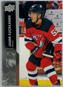 2021-22 Janne Kuokkanen New Jersey Devils Upper Deck Series 2 #356
