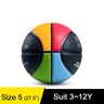 Kuangmi Olympic Colors Basketball Size 5 27.5 ball for Child Kids Boys Girls