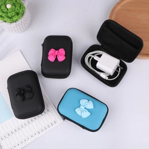 Sundries Travel Storage Bag Charging Case For Earphone Package Zipper Bag Portab - Afbeelding 1 van 20