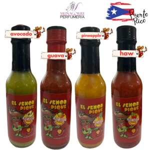 HOT SAUCE [4] EL SEÑOR PIQUE FLAVORED VALUE PACK | 5 OZ. | MADE IN PUERTO RICO - Bild 1 von 1