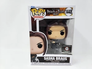 Funko POP! Cáliz Sasha Braus 1448 Attack on Titan Coleccionables Exclusivo - Imagen 1 de 3