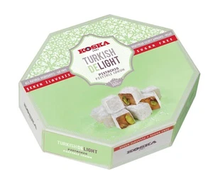 160g NO ADDED SUGAR Pistachio Turkish Delight Diabetic Christmas Gifting - Picture 1 of 3