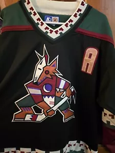JEREMY ROENICK 1997 PHOENIX COYOTES STARTER JERSEY L - Picture 1 of 8