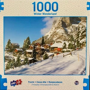 Christmas Holidays Winter Wonderland 1000 Piece Jigsaw Puzzle Sure Lox New - Picture 1 of 2