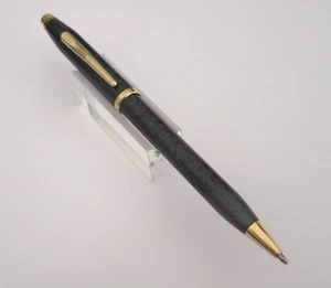 STYLO BILLE DE PRESTIGE CROSS CENTURY II LAQUE MARBREE VERTE NEUF DE STOCK N369 - Picture 1 of 12