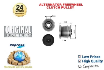 ALTERNATOR CLUTCH PULLEY for JEEP GRAND CHEROKEE III 3.0 CRD 4x4 2005-2010 - Image 1 of 4