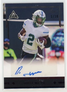 2021 Leaf Memories '91 Autographs Black #GLRDW1 Duece Watts #1/10 - Picture 1 of 2