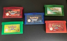 Nintendo-game boy advance-gba-pokemon-emerald green red ruby sapphire