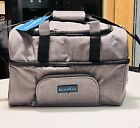 New KoolGo Insulated Dual Compartment Cooler Bag Waterproof For Travel, Camping.