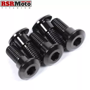 Suzuki GSXR1000 Titanium Rear Brake Disc Rotor Bolts, 2005-2008, K5 K6 K7 K8 - Bild 1 von 3