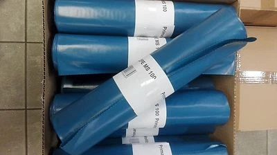 Müllsäcke LDPE Müllbeutel extra stark reißfest 120 L 700x1100Typ100 blau ca.80my - Bild 1 von 3
