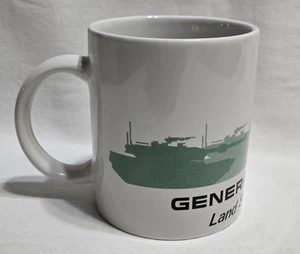 Rare! Ceramic Coffee Mug General Dynamics Land Systems Division Abrams Tank - Picture 1 of 7