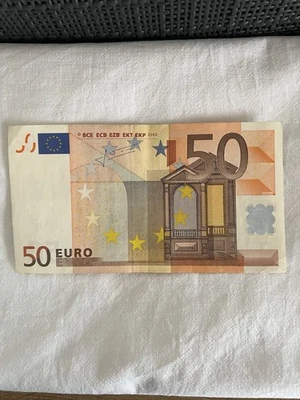 Billet De Banque 50€ 2002 Collection Nº De Série V - Photo 1/4