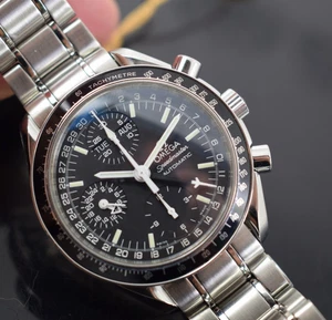 omega speedmaster triple date mk40 3520.50 generic box papers serviced 1 y rgtee - Picture 1 of 22