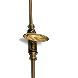 oval Set 110" CREMONE solid Rustic brass Heavy French turn Bolt espagnolette - Picture 1 of 10