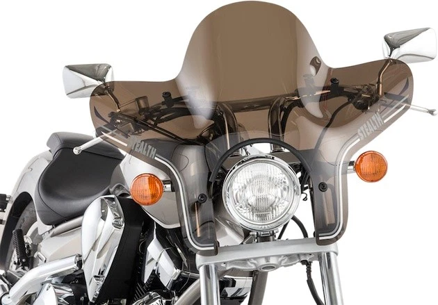 Slipstreamer SS-20 Stealth Fairing Windshield Dark Smoke/Chrome #SS-20-T - Image 1 of 1