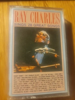 Ray Charles   sings 28 great songs     cassette - Image 1 of 3