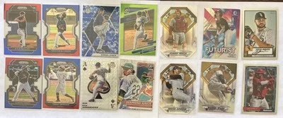 Лот из 22 бейсбольных карточек Topps хром, мозаика, призматические вставки и параллели - Изображение 1 из 4