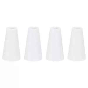 4Pcs Cord Knobs, 19mm Window Blind Tassels Plastic Pull Cord, White - Picture 1 of 6