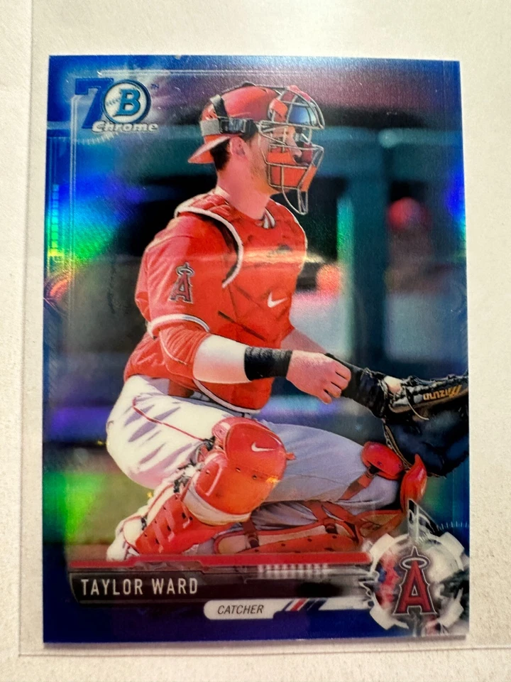 K52,589- 2017 Bowman Chrome Mini Prospect 70th Blue #BCP96 Taylor Ward #/70 - Image 1 of 1