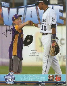 HAROLD CASTRO FIRMATO WAVE PROGRAM WEST MICHIGAN WHITECAPS DETROIT TIGERS AUTO - Foto 1 di 1