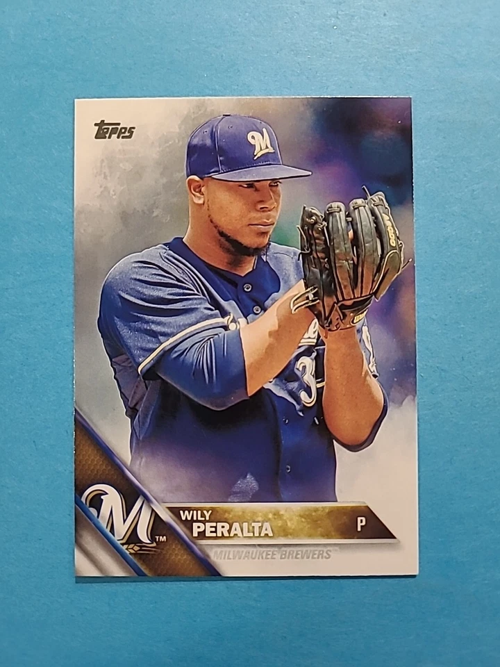 WILY PERALTA 2016 TOPPS BASEBALL CARD # 414 H0656 - Image 1 of 1
