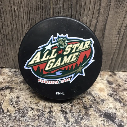 2004 NHL ALL STAR GAME MINNESOTA WILD HOCKEY PUCK Cover