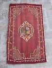 1'9 x 3'2 Handmade vintage afghan tribal balisht cushion cover, pillow cover rug